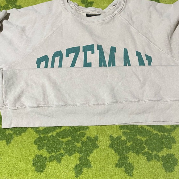 Free People Classic Crew Sweatshirt Bozeman Montana - Picture 2 of 4